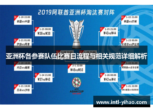 亚洲杯各参赛队伍比赛日流程与相关规范详细解析